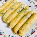 しーちゃんs2s2's cooksnap of when they made 【離乳食 手づかみ】鶏ひき肉でソーセージ.