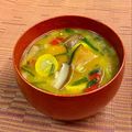 島子☆'s cooksnap of when they made ある物でササっと☆我が家のスピード味噌汁.