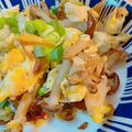 まいこんぐ＊'s cooksnap of when they made 手早く1品☆舞茸とふんわり玉子の炒め物.