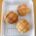mimoarx's cooksnap of when they made ☆メロンパン☆ザクザクのコツあり.