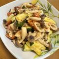 ととてひま74☆'s cooksnap of when they made ズッキーニとベーコン、シメジ炒め.