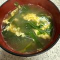 ひかる８８'s cooksnap of when they made ニラ玉スープ(和風醤油だし味).