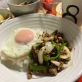 momナナ's cooksnap of when they made 自宅にある調味料で！和風ガパオライス.