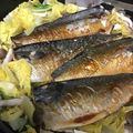 葉月優希's cooksnap of when they made 塩さば白菜鍋.