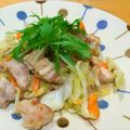 ちーまぐ's cooksnap of when they made ☆鶏ももキャベツの味噌マヨガーリック☆.