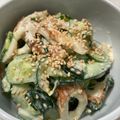ゆみらんたん's cooksnap of when they made きゅうりとちくわの旨だし和え.