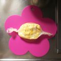 彩音ｍａｍａ's cooksnap of when they made mレンジDE１人分のだし巻き卵.