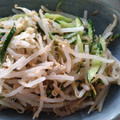 あかぷり's cooksnap of when they made もやしときゅうりのナムル.