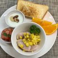 horseland's cooksnap of when they made ☘️魚肉ソーセージとコーンのマヨ炒め☘️.