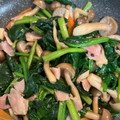 イオス's cooksnap of when they made ほうれん草のオイスターソース炒め.