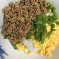 aaikoo's cooksnap of when they made 三色そぼろ丼.