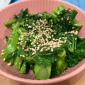 RED☆boots's cooksnap of when they made 菜の花の洋風おひたし.