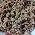 4ur1's cooksnap of when they made 梅そぼろ。コストコの豚ミンチ.