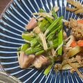 hiromi17's cooksnap of when they made アスパラとベーコンとえのきソテー.