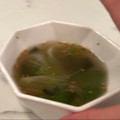 komugiko4's cooksnap of when they made 農家のレシピ】サニーレタスと海苔のスープ.