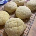 クック25FJ6B☆'s cooksnap of when they made ふわサクッ＊HBお任せメロンパン.