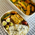 マルんちの丸顔's cooksnap of when they made かぼちゃとごぼうの焼きマリネ【作り置き】.