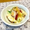 ちっち♢'s cooksnap of when they made タコきゅうりクリームチーズの酢みそ和え.