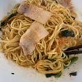 ハナリキ's cooksnap of when they made レンジで簡単★豚キムチ焼きそば.