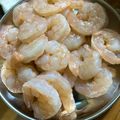 こゆりんねこ's cooksnap of when they made 簡単！むき海老 下処理！プリプリ♪.