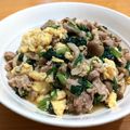 みみっこ♪'s cooksnap of when they made 豚とほうれん草と卵のオイスターソース炒め.