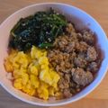 まめ：）'s cooksnap of when they made みんな大好き♪甘辛＊鶏そぼろ.
