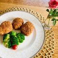 ボブナナ's cooksnap of when they made メンチカツ☆キャベツ豚肉でｼﾞｭｰｼｰ.