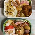 ふもふも0415's cooksnap of when they made サンタ＊トナカイ＊Xmasキャラ弁.
