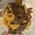 さくまろん。's cooksnap of when they made ♔すき焼き牛肉と焼き山芋の炒め物♔.
