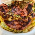 dawnちゃん's cooksnap of when they made 白菜の外葉をムダなく美味しく♫お好み焼き.