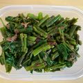 お塩と砂糖's cooksnap of when they made レンジ１分半！空芯菜の梅肉おかか和え.