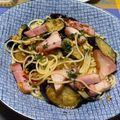 クックMULRBK☆'s cooksnap of when they made 気まぐれシェフ ベーコンとナスのパスタ.