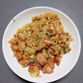 クックCSO3QE☆'s cooksnap of when they made ☆カレーチャーハン☆.