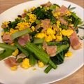 p6e2n3g's cooksnap of when they made ふわふわたまご◎小松菜のたまご炒め◎.