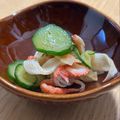 TSUK1's cooksnap of when they made 給食で大人気☆キュウリと大根のひたひた.