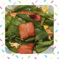 はらぺこ☆きっず's cooksnap of when they made ☆簡単　サラダほうれん草のベーコンサラダ.