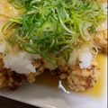 クックX3VQF7☆'s cooksnap of when they made 惣菜唐揚げアレンジ☆つゆだくみぞれ餡かけ.