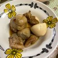 月✳Iris's cooksnap of when they made 超簡単！黄金比で♡鶏肉と里芋の煮物.