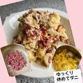 yu228's cooksnap of when they made うちの味♤コンビーフのコク旨ポテサラ❣.