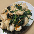 わかポン☆'s cooksnap of when they made やわらか〜☆むね肉とほうれん草の簡単炒め.