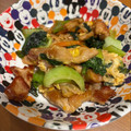ブルちゃん☆'s cooksnap of when they made 豚肉と青梗菜☆卵の中華炒め☆.
