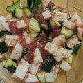 あっい's cooksnap of when they made 長いも＆きゅうりのコロコロ梅ぽんおつまみ.