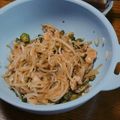 す！'s cooksnap of when they made もやしとオクラと鳥ササミのナムル.