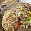 papikun's cooksnap of when they made 一人暮らし10分もんじゃ風豚キャベツ飯.