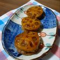ponnko's cooksnap of when they made れんこんの豚ひき肉の挟み焼き.