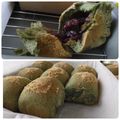 kumano台所's cooksnap of when they made お彼岸にもどうぞ。よもぎ餅風ちぎりパン.