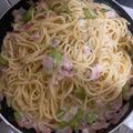 maikomau's cooksnap of when they made そら豆とベーコンのクリームパスタ★動画★.