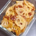 四季楓李's cooksnap of when they made デパ地下★レンコン梅金平★お弁当★常備菜.