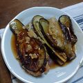fiatcinq's cooksnap of when they made 茄子と鳥挽肉のはさみ焼き煮.