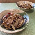 ビートルズ食堂's cooksnap of when they made 豚こま肉と牛蒡の炒め煮.